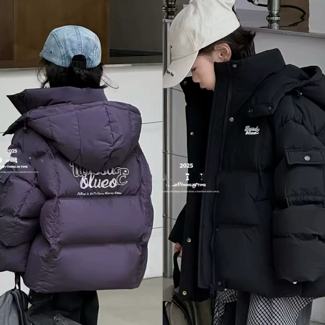 〈丁丁优选〉2903冬季新款男童女童儿童连帽羽绒服中大童羽绒外套