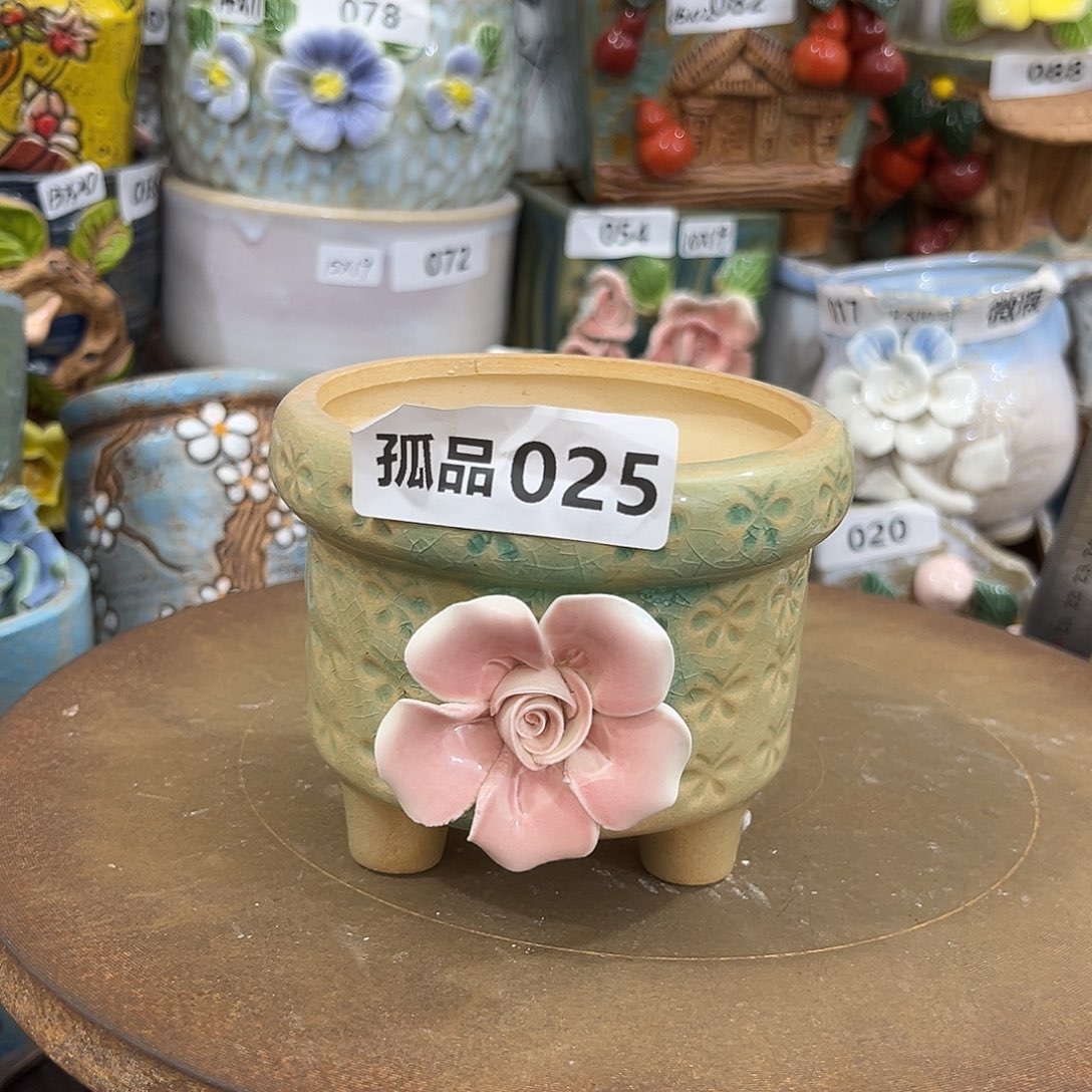 粗陶多肉花盆花盆孤品25