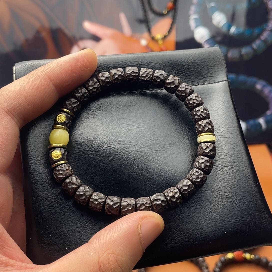 椰蒂手串8无相双腊，核桃