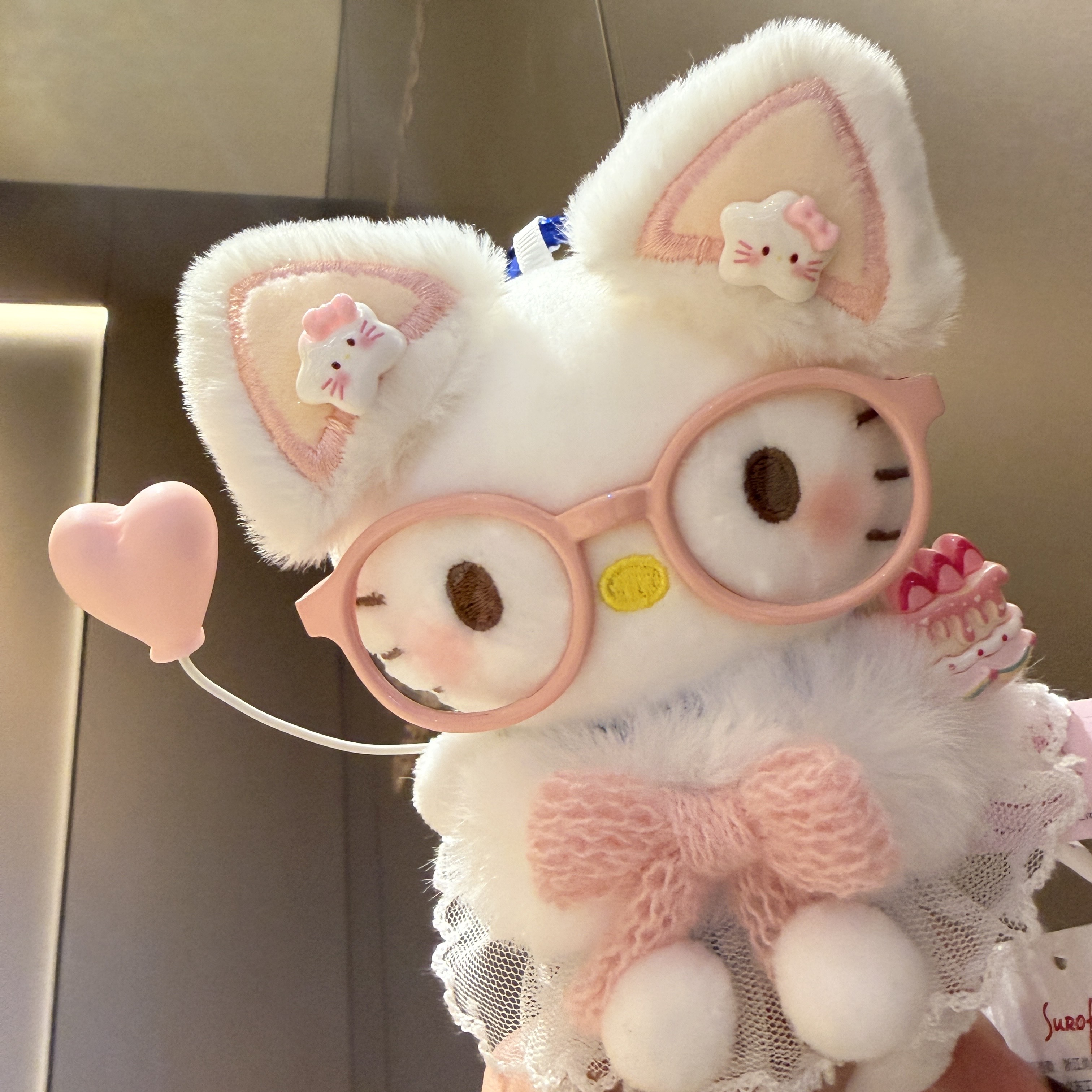 正版【Kitty挂件】可爱小动物三丽鸥可爱毛绒玩具挂件配饰玩偶ovo