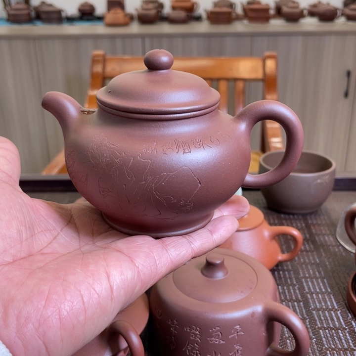 紫泥茶壶紫泥300毫升