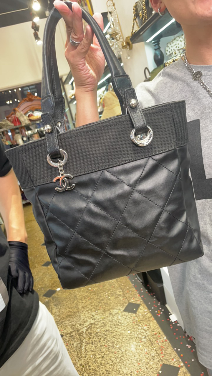 95新 Chanel/香奈儿 夏七中古/香奈儿黑色包
