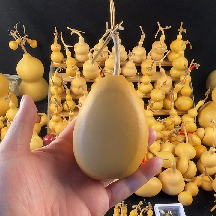 精品天然文玩夹板葫芦
