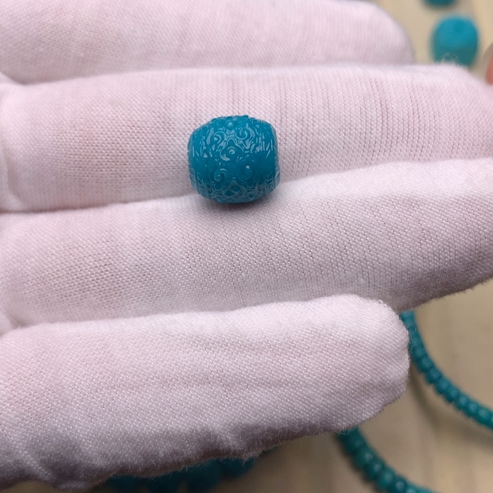 绿松石未镶嵌绿松石云纹10.2