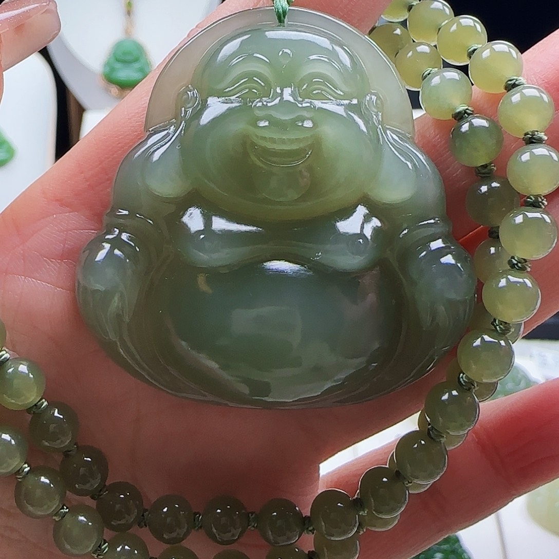 和田玉未镶嵌颈饰50