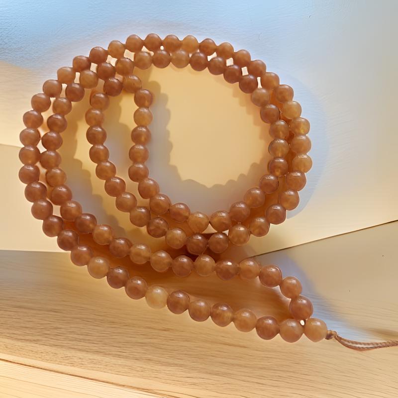 新疆黄金糖玉精品毛衣链女款妈妈女士素圈百搭长链时尚