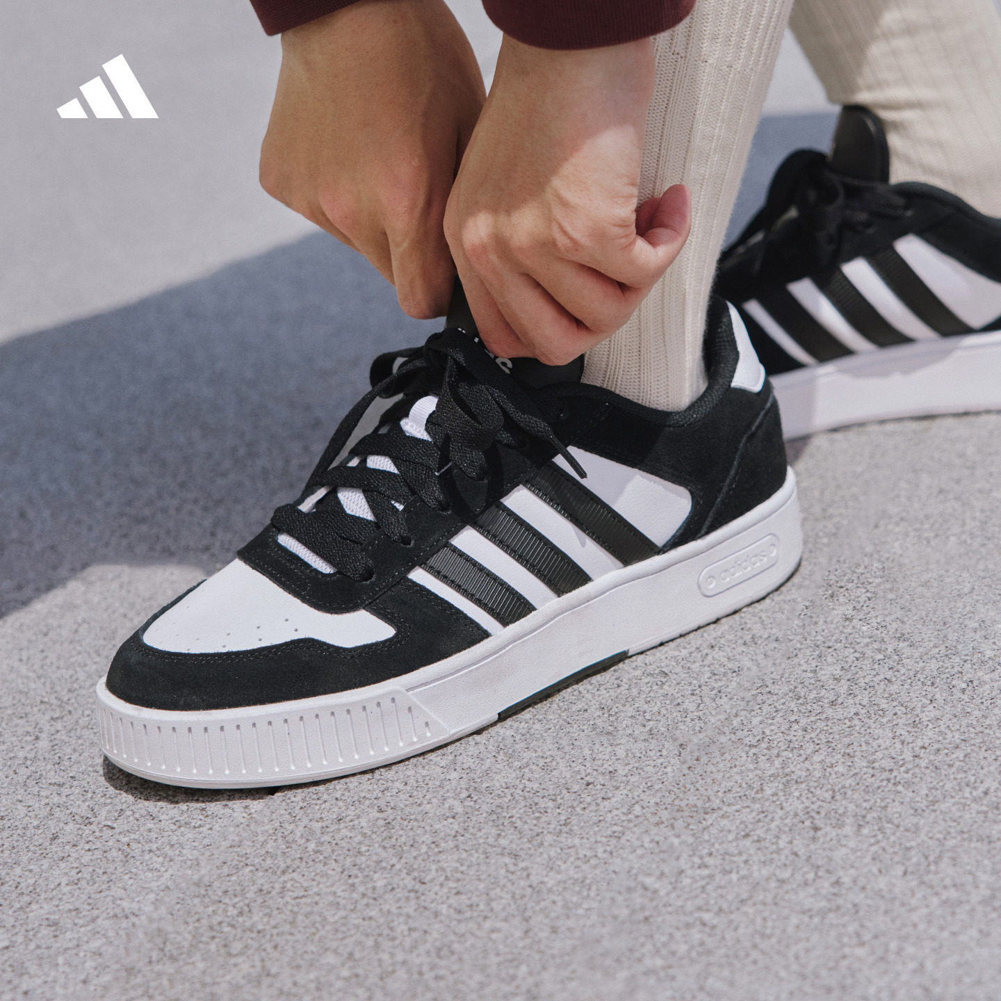 双旦礼遇阿迪达斯「小锯齿」D-PAD CLASSIC篮球风板鞋男女 JR8328