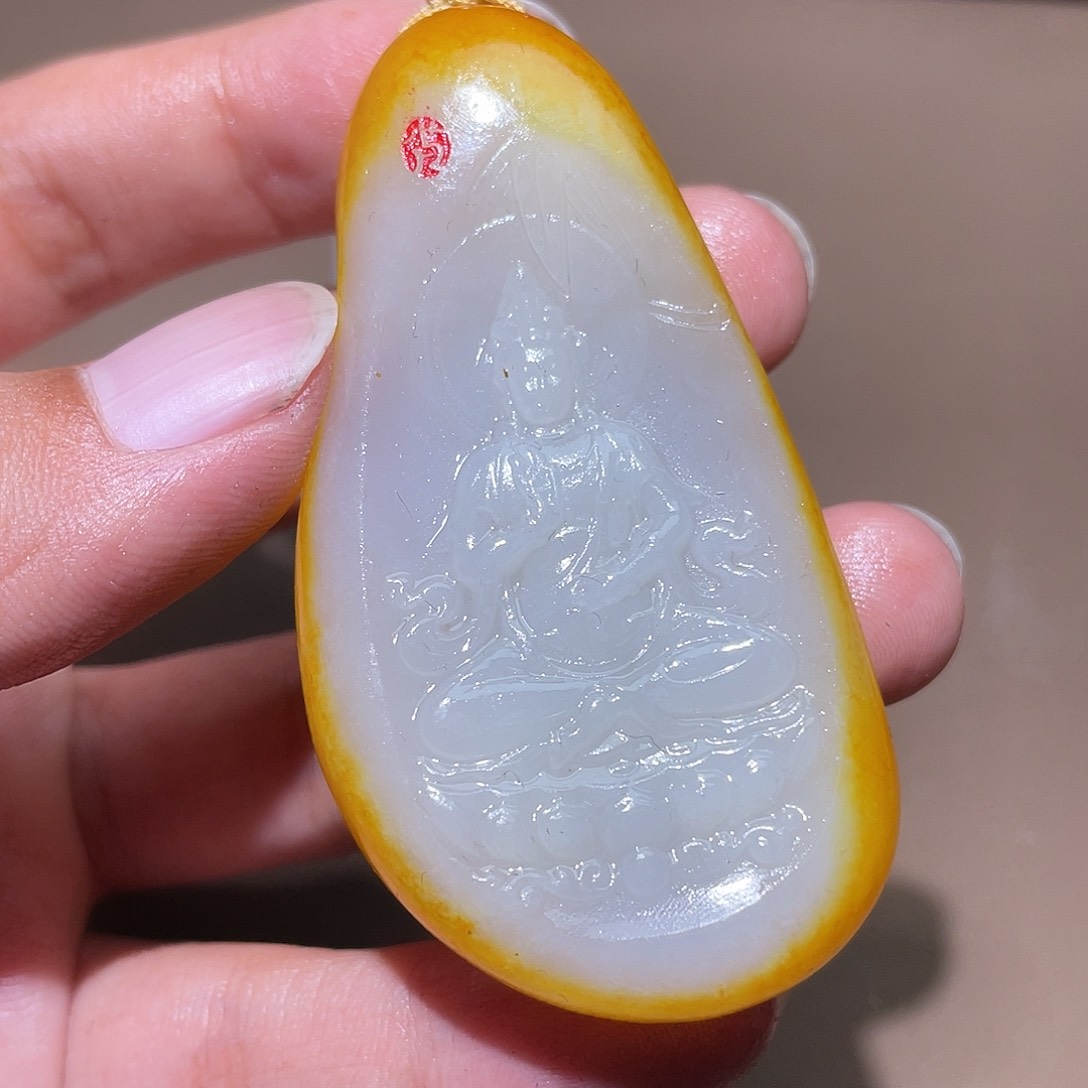 和田玉颈饰未镶嵌Y