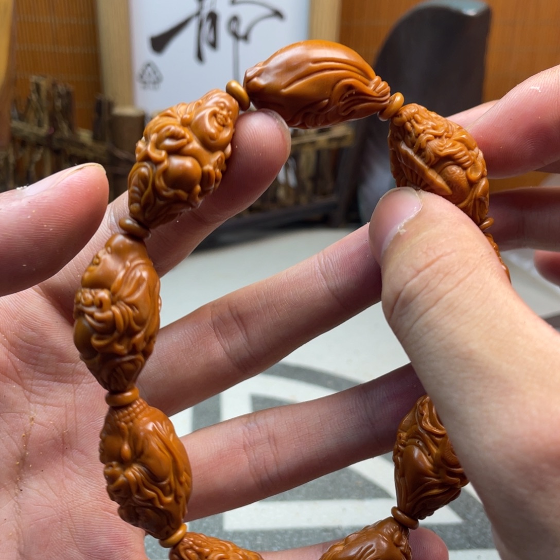 橄榄核手串/手链橄榄核雕工艺手串5119