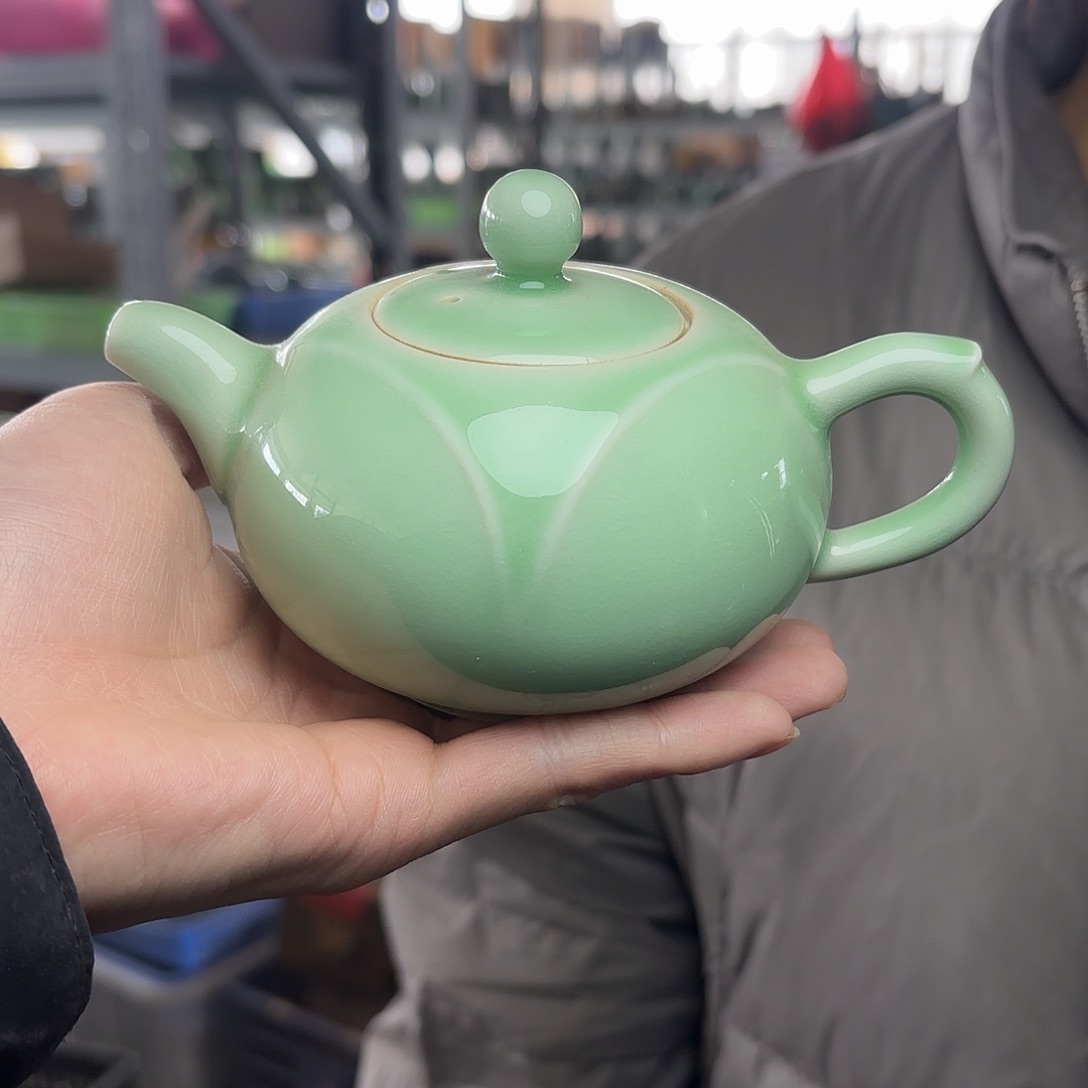 龙泉云间青瓷小米茶器