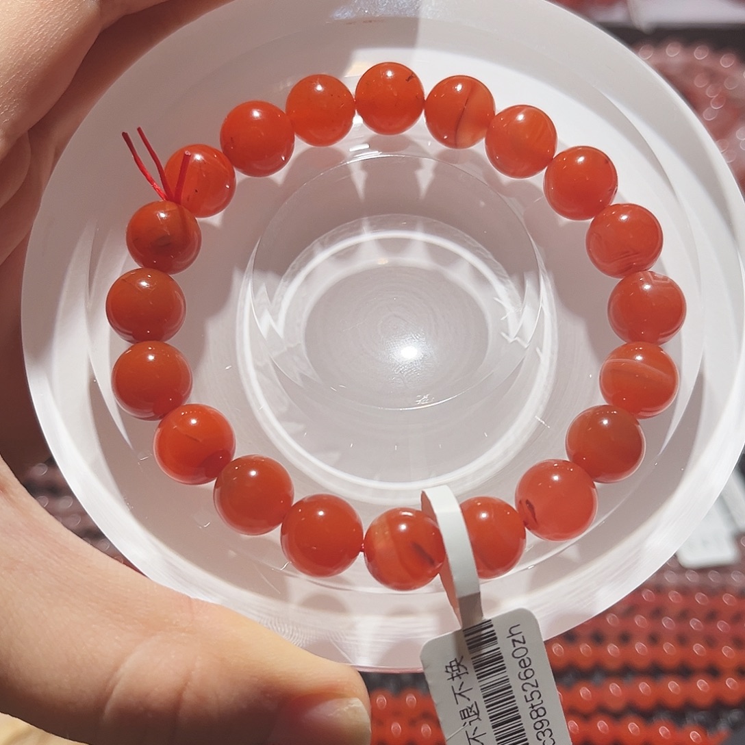 南红玛瑙未镶嵌手链