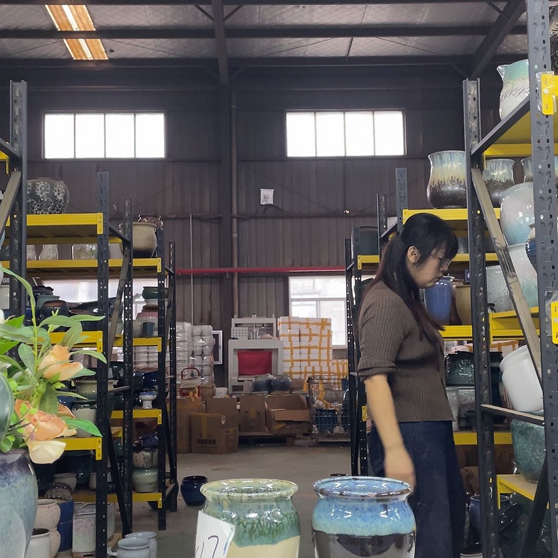 宜兴紫砂粗陶花盆