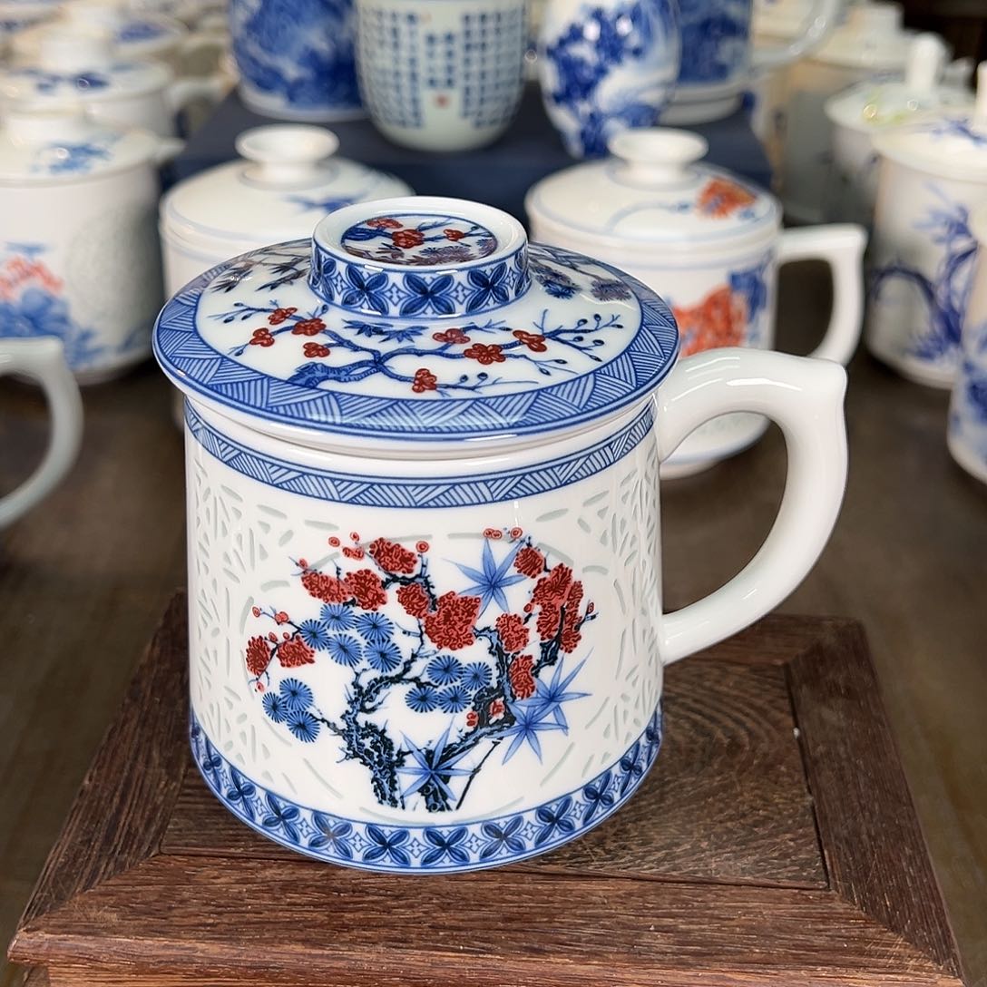 景德镇陶瓷高温办公杯