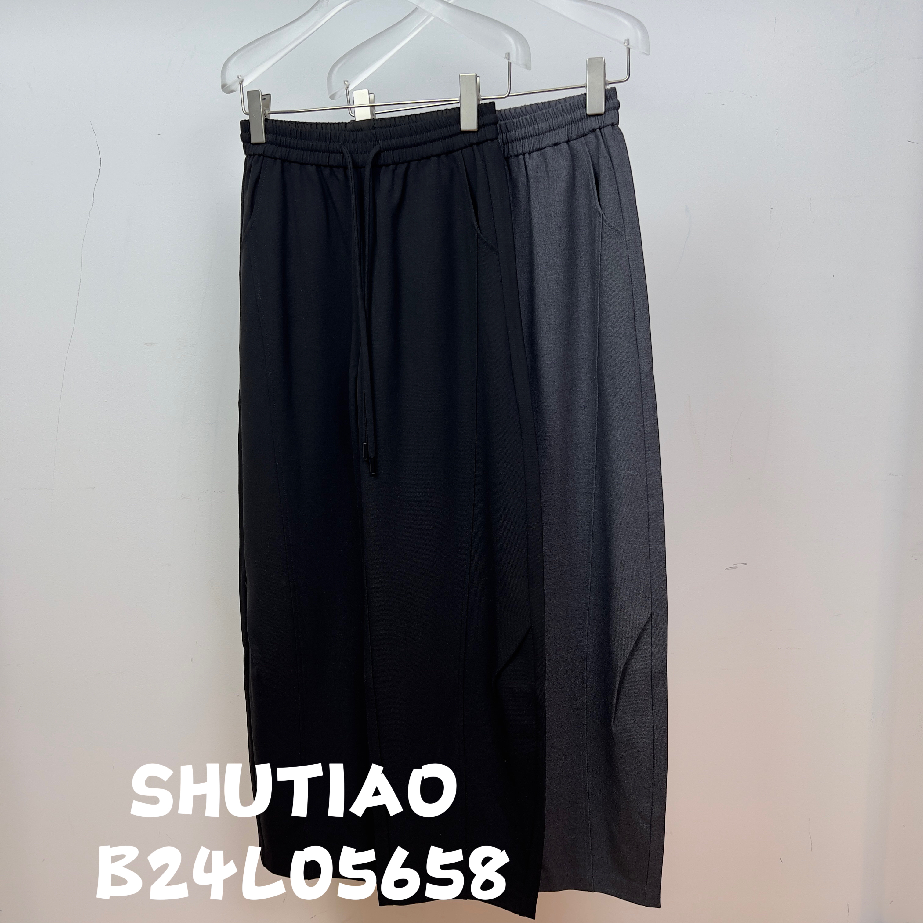 【SHUTIAO】2024秋冬：新款小众设计款裤子B24L05658