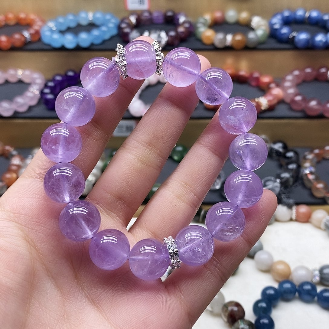 水晶手链未镶嵌紫