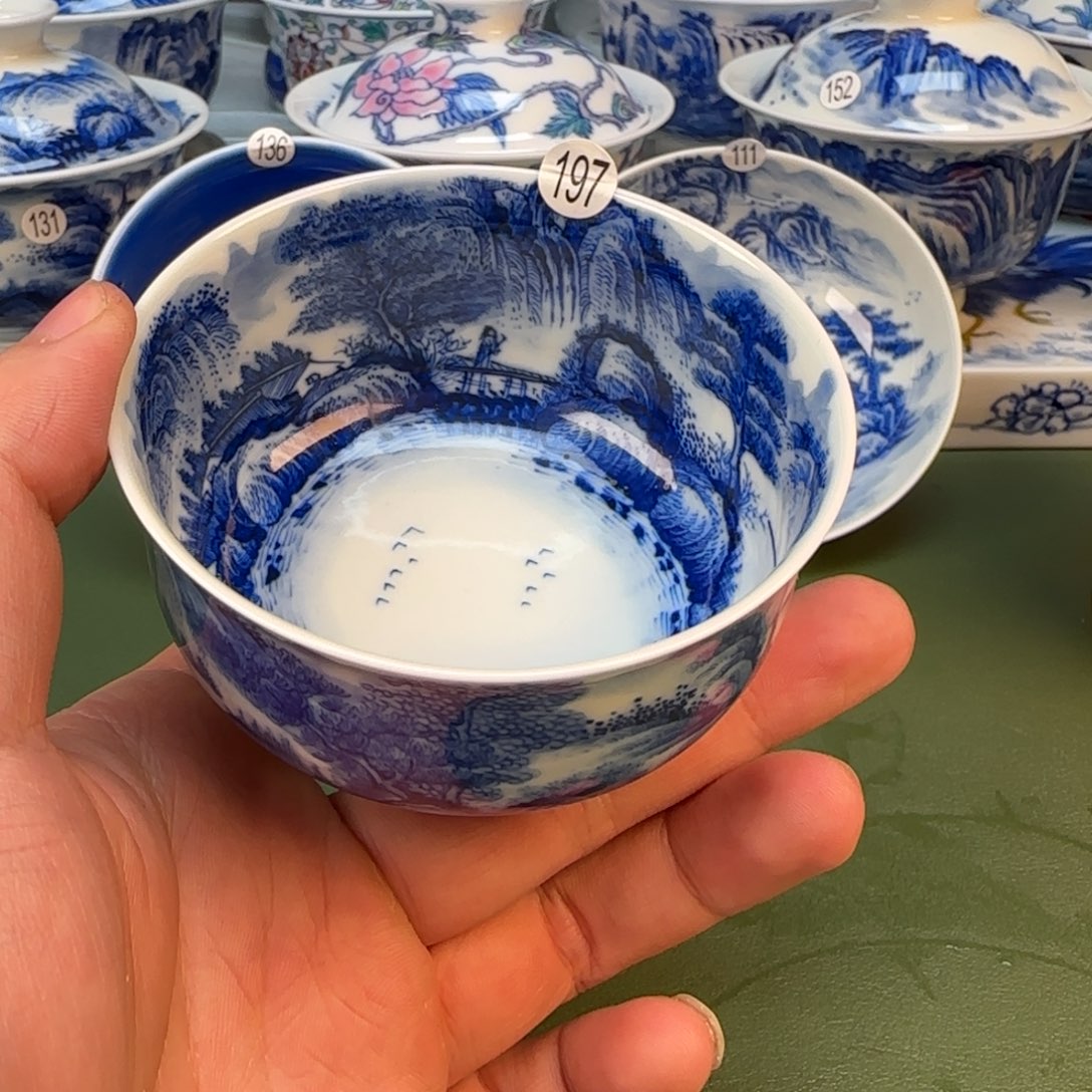 彦祖纯手工手绘茶具195