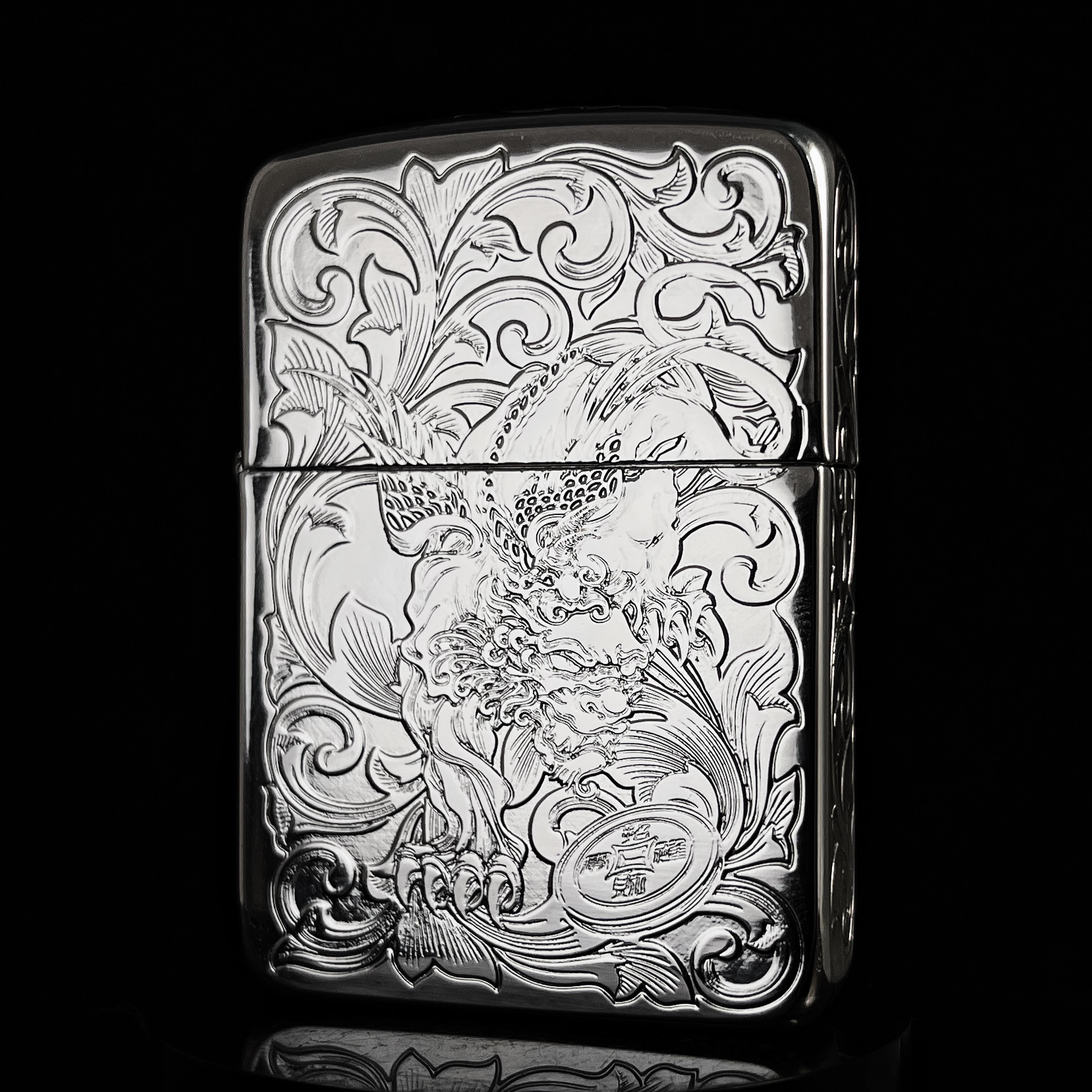 ZIPPO正品打火机/1941包银【财色双收】军机五面雕刻拍/专属】