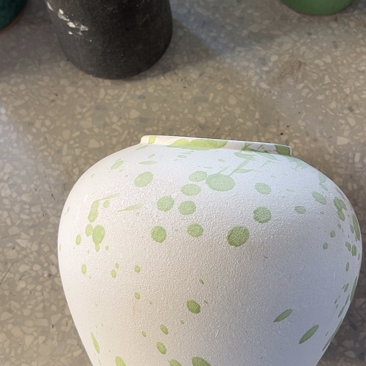 微瑕绿叶小号高18口径10