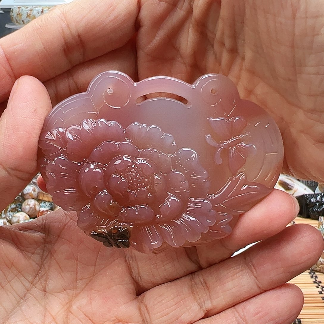 未镶嵌玛瑙/玉髓珠宝半成品