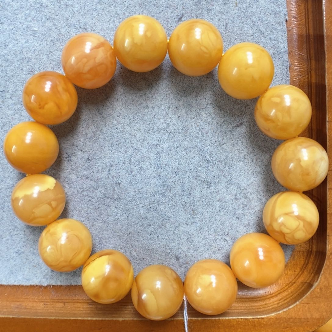 蜜蜡手串未镶嵌蜜蜡手串