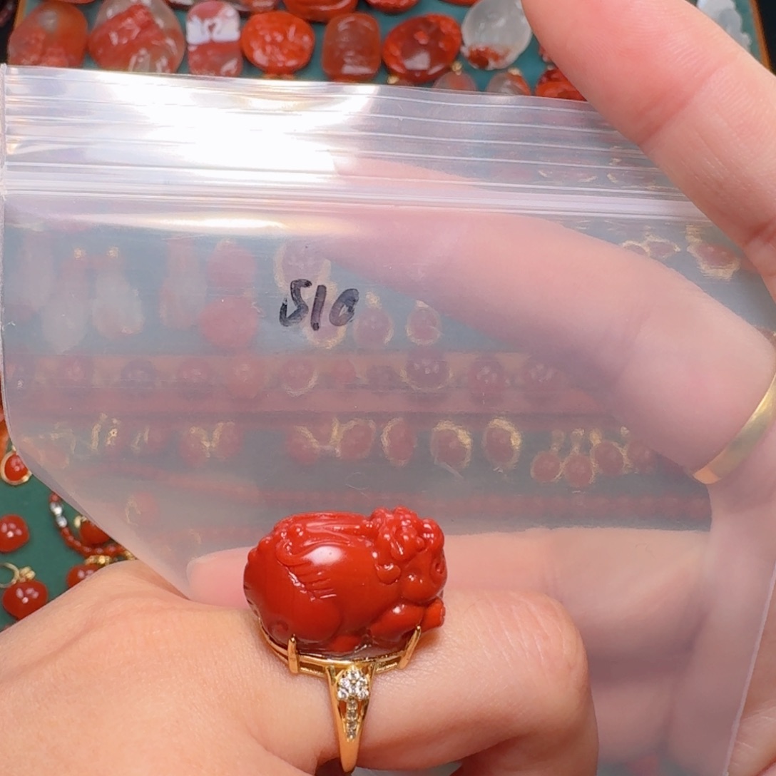 南红玛瑙南红银S925镶嵌