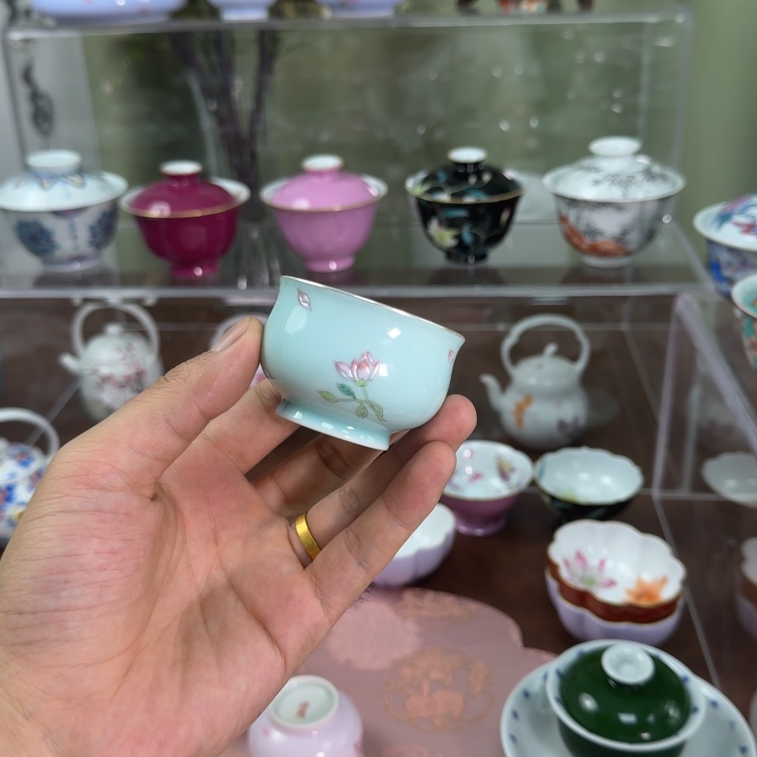 杯子（浔隐）淡蓝色品茗杯