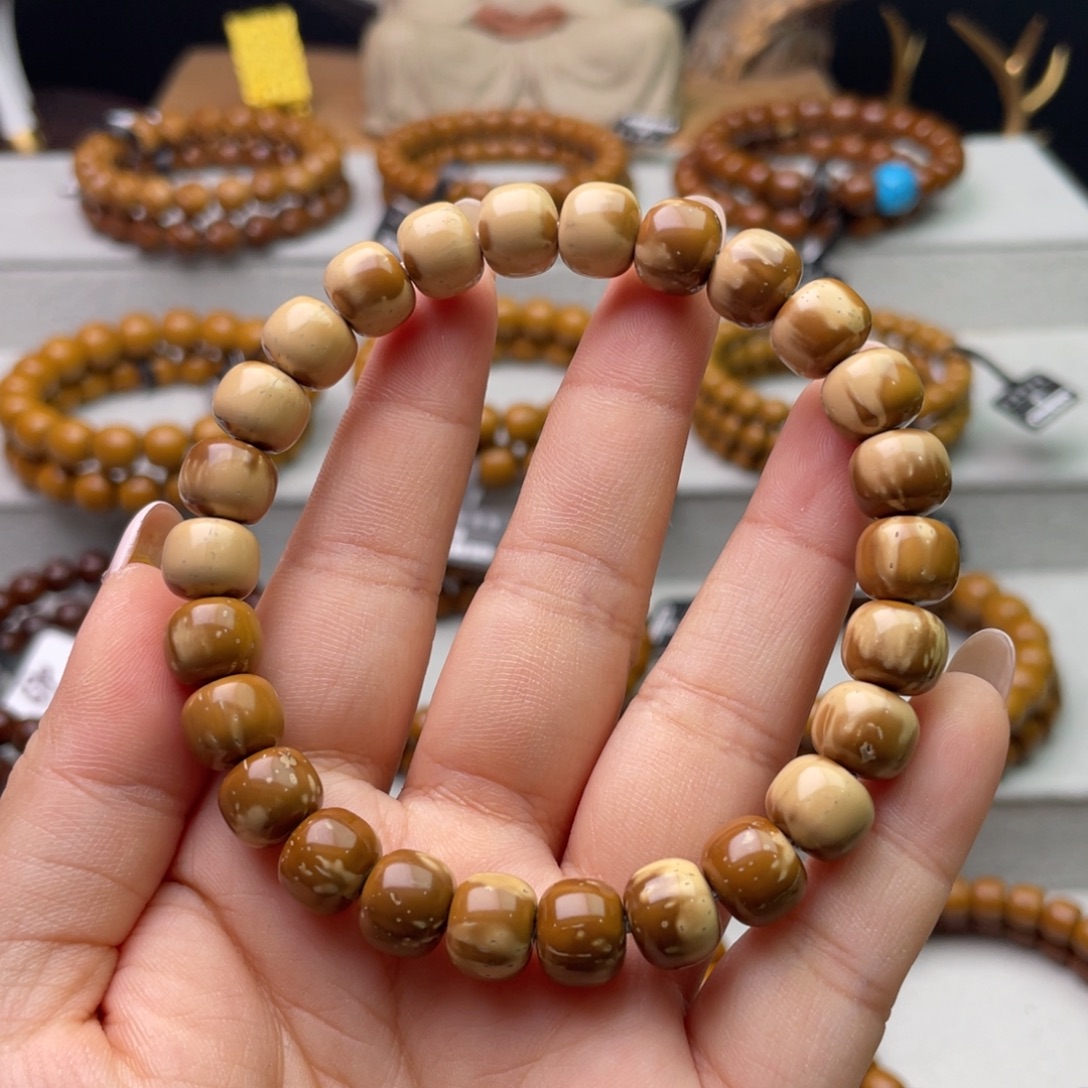 紫金鼠手串紫金鼠实心花皮老邢9.4