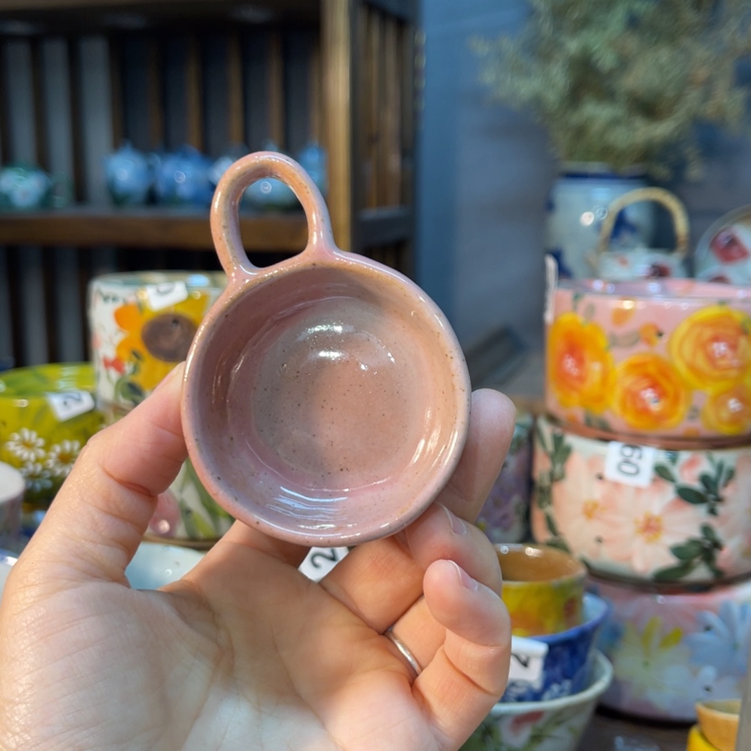 杯素浅陶瓷手工手绘