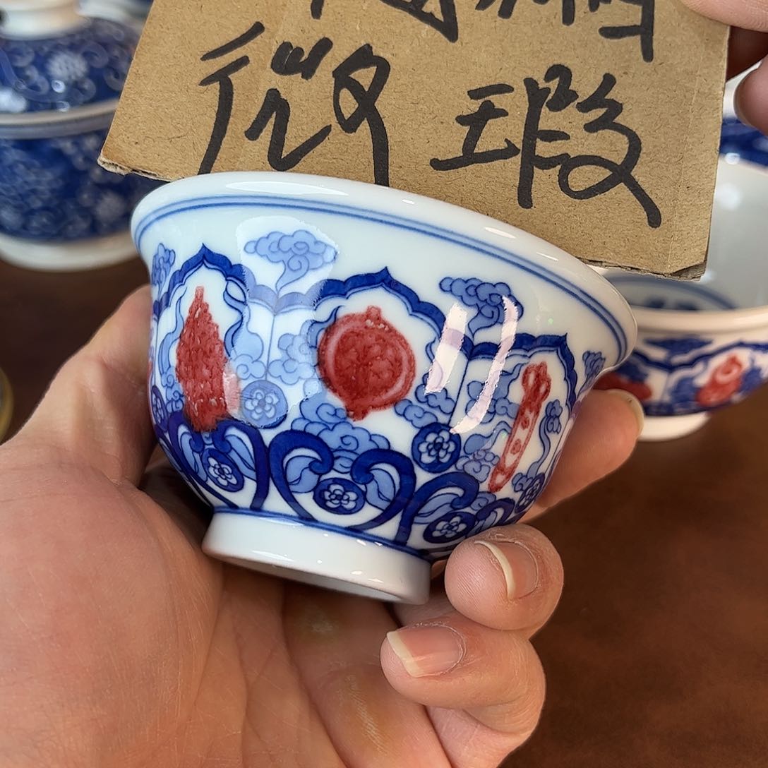 杯景德镇全手工手绘陶瓷