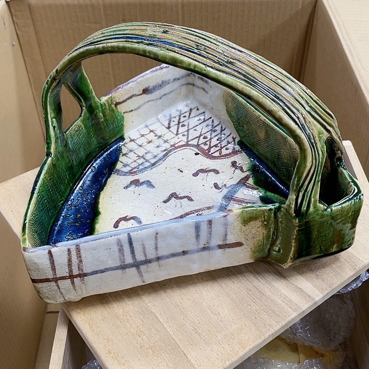 瓷片瓷制作工艺品摆件