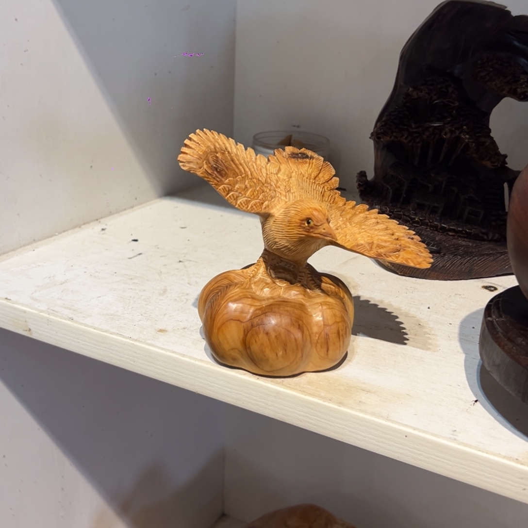 冰***封柏木（崖柏）崖吧木雕