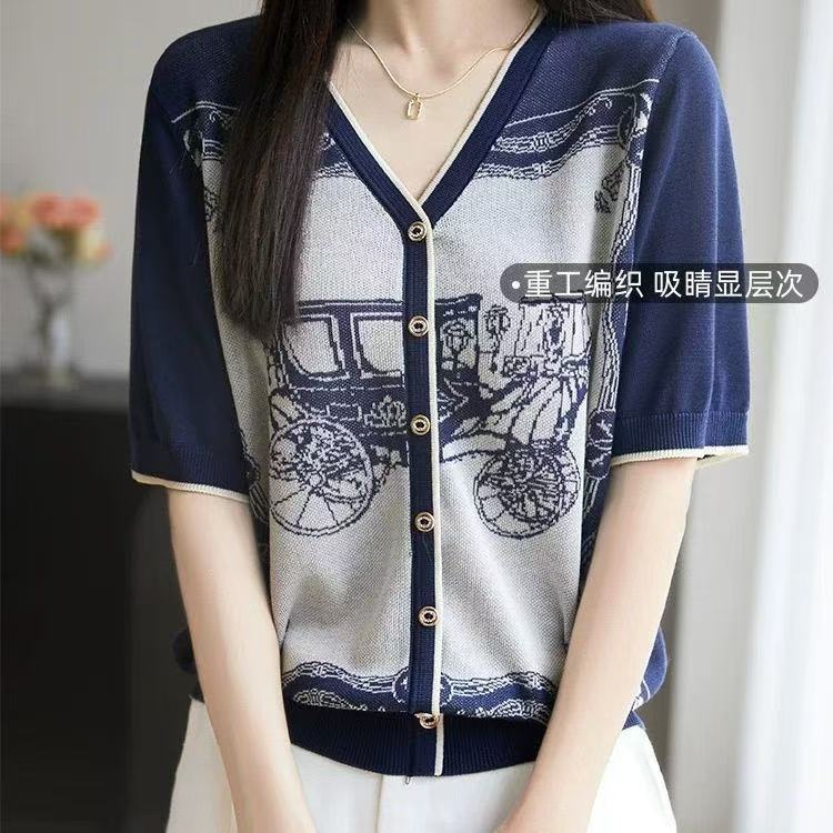 （霞姐推荐）961-970春夏百搭时尚针织毛衣