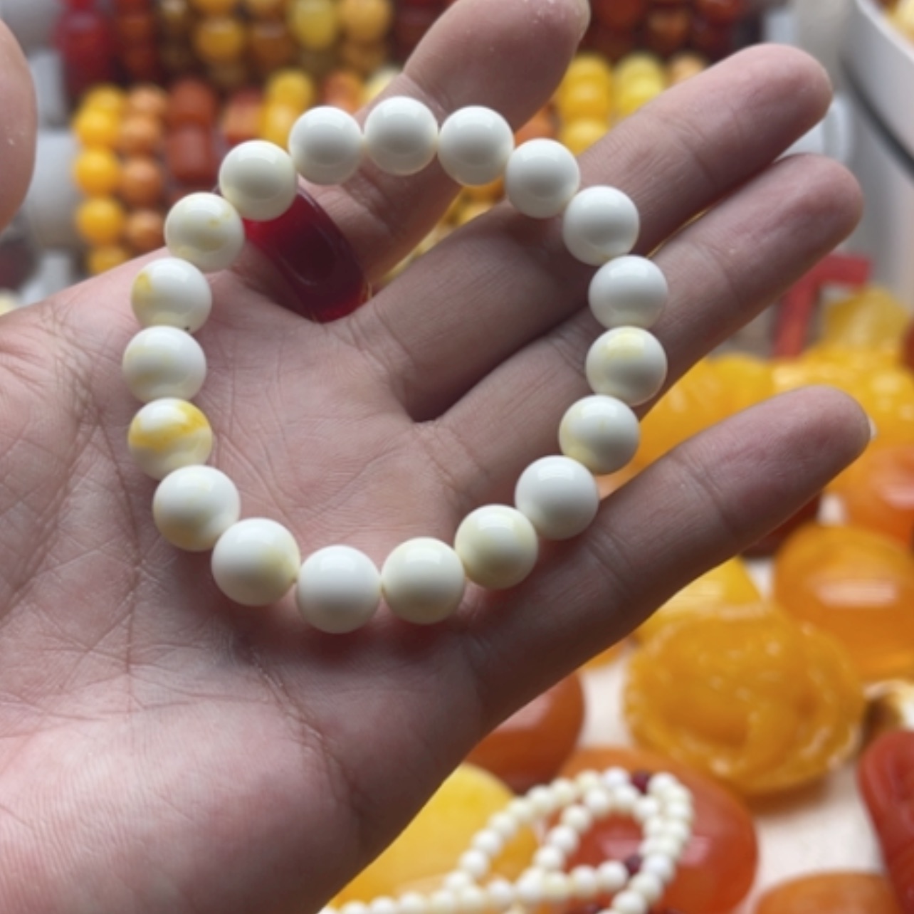 【闪购商品】蜜蜡项链未镶嵌蜜蜡手串卡10