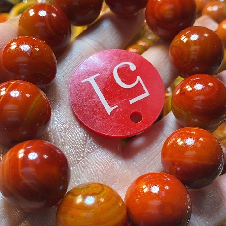 用***1玛瑙/玉髓未镶嵌手链