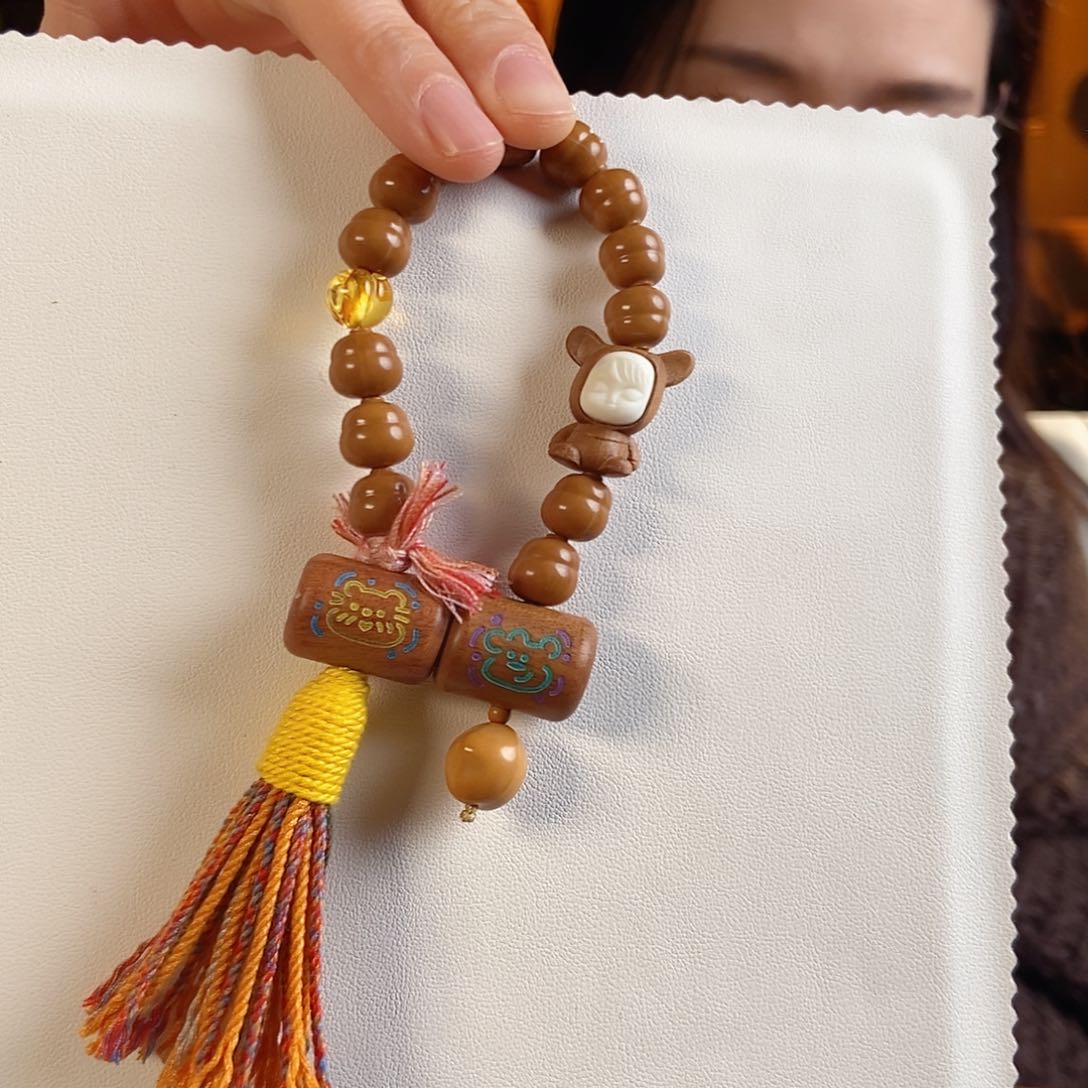 手链琥珀未镶嵌天然蜜蜡琥珀原创手工手串