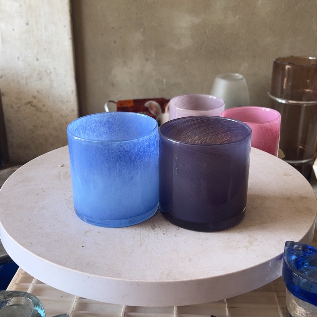 弘扬琉璃花器微瑕高度10