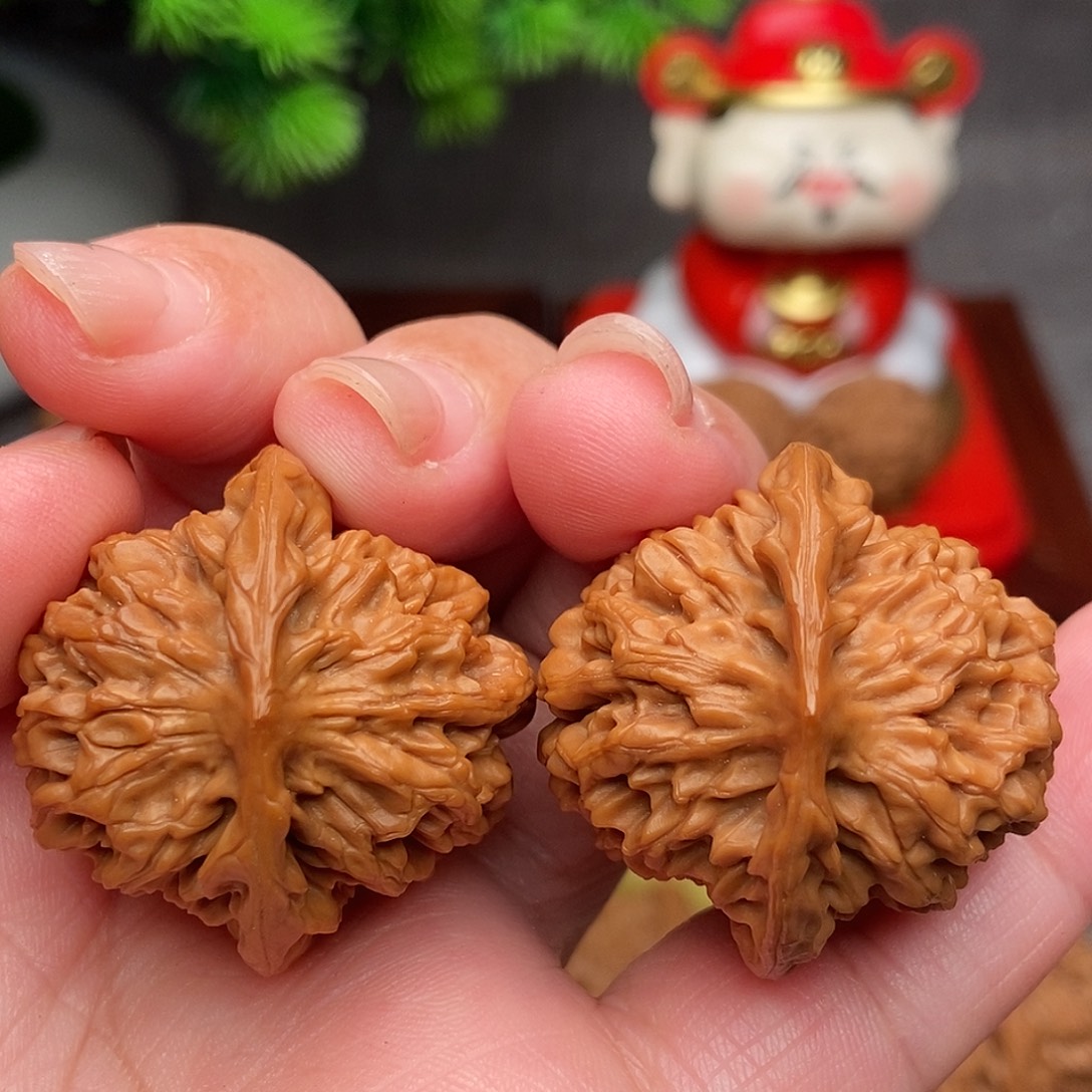 把件文玩核桃34全品绝配野生秦闷