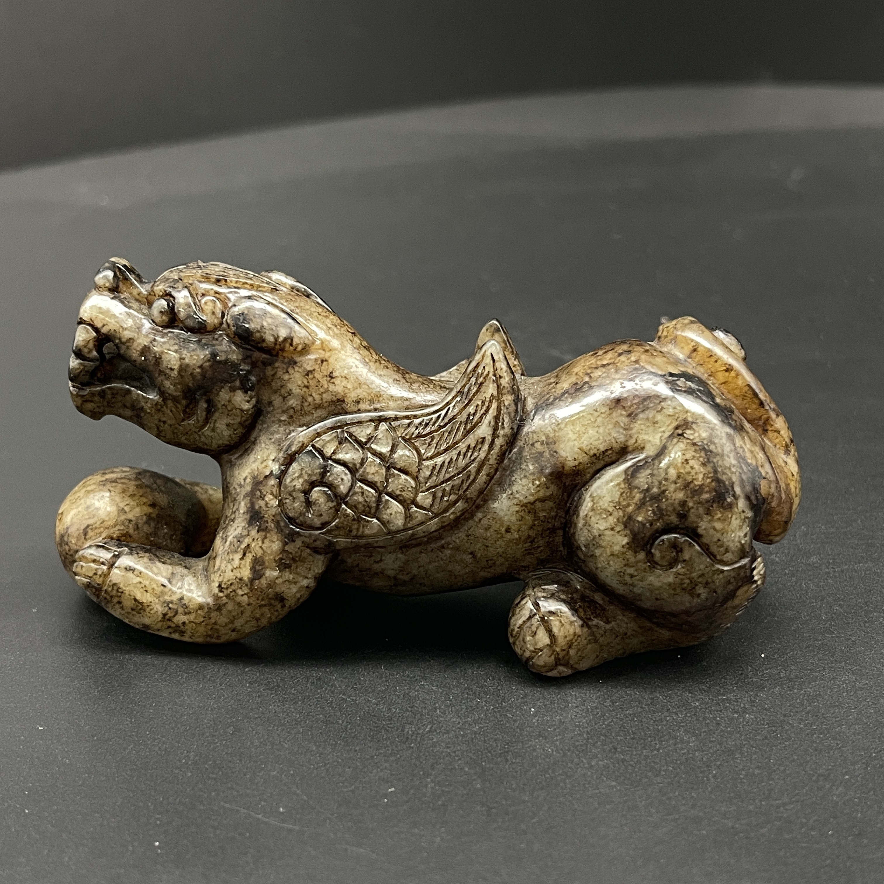 《清代》和田玉貔貅    山东文物商店泰运 ZZXCEH630236