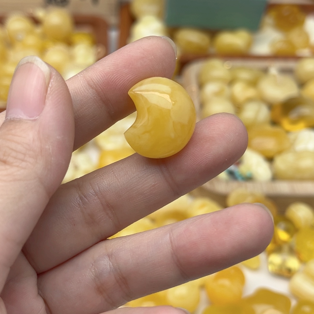 裸石蜜蜡未镶嵌天然