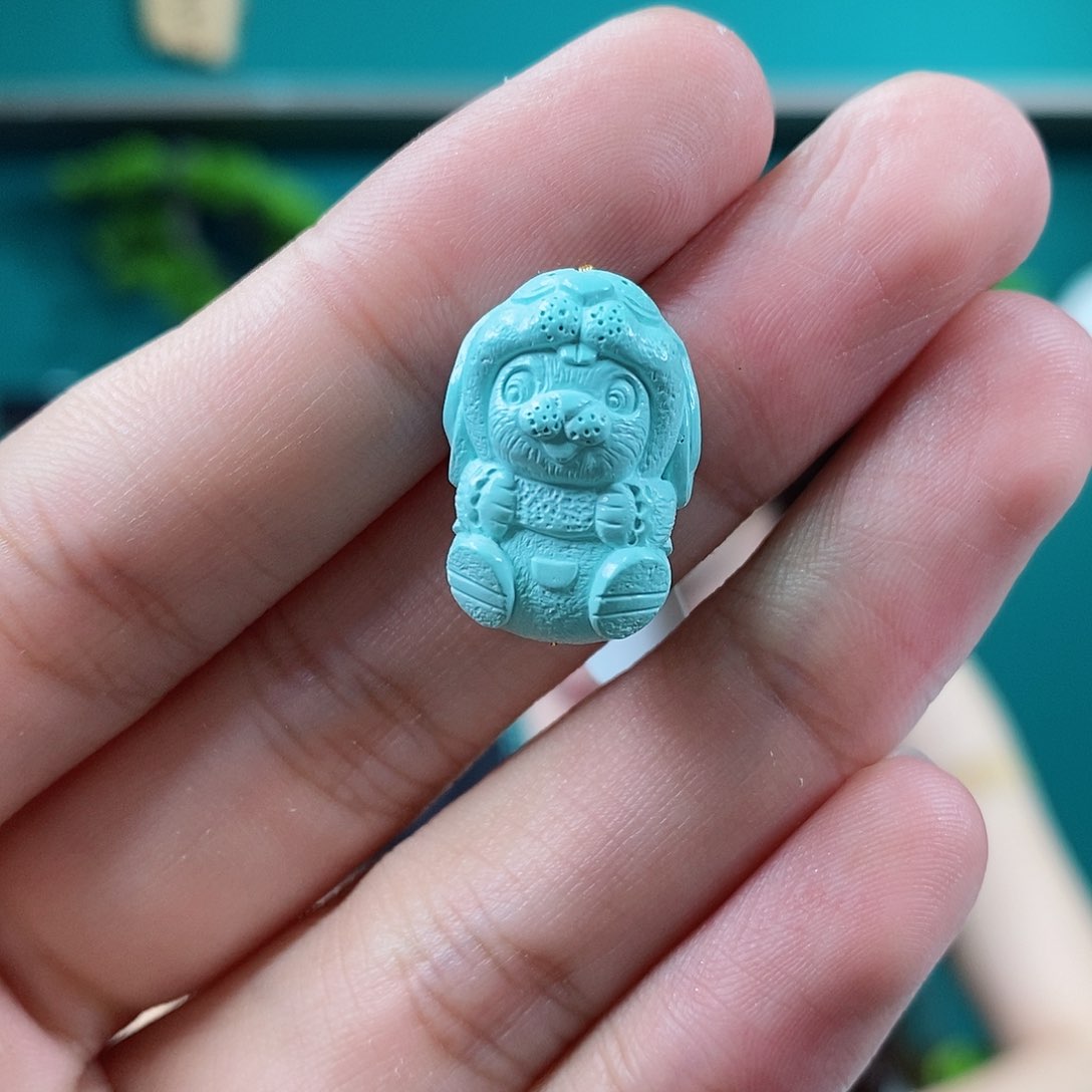 未镶嵌绿松石珠宝奇石