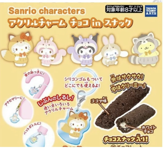 三丽鸥 巧克力食玩挂件 收藏