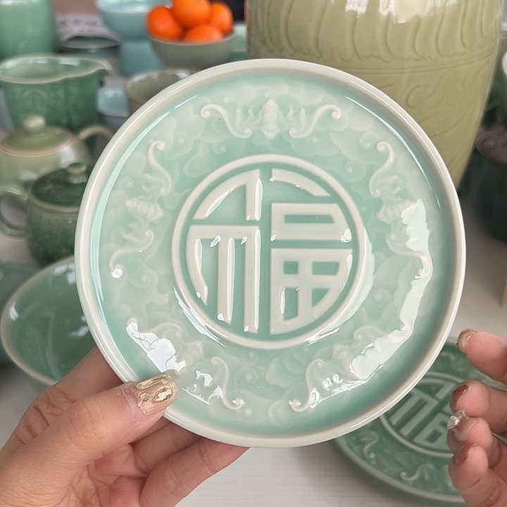 小米茶器龙泉青瓷