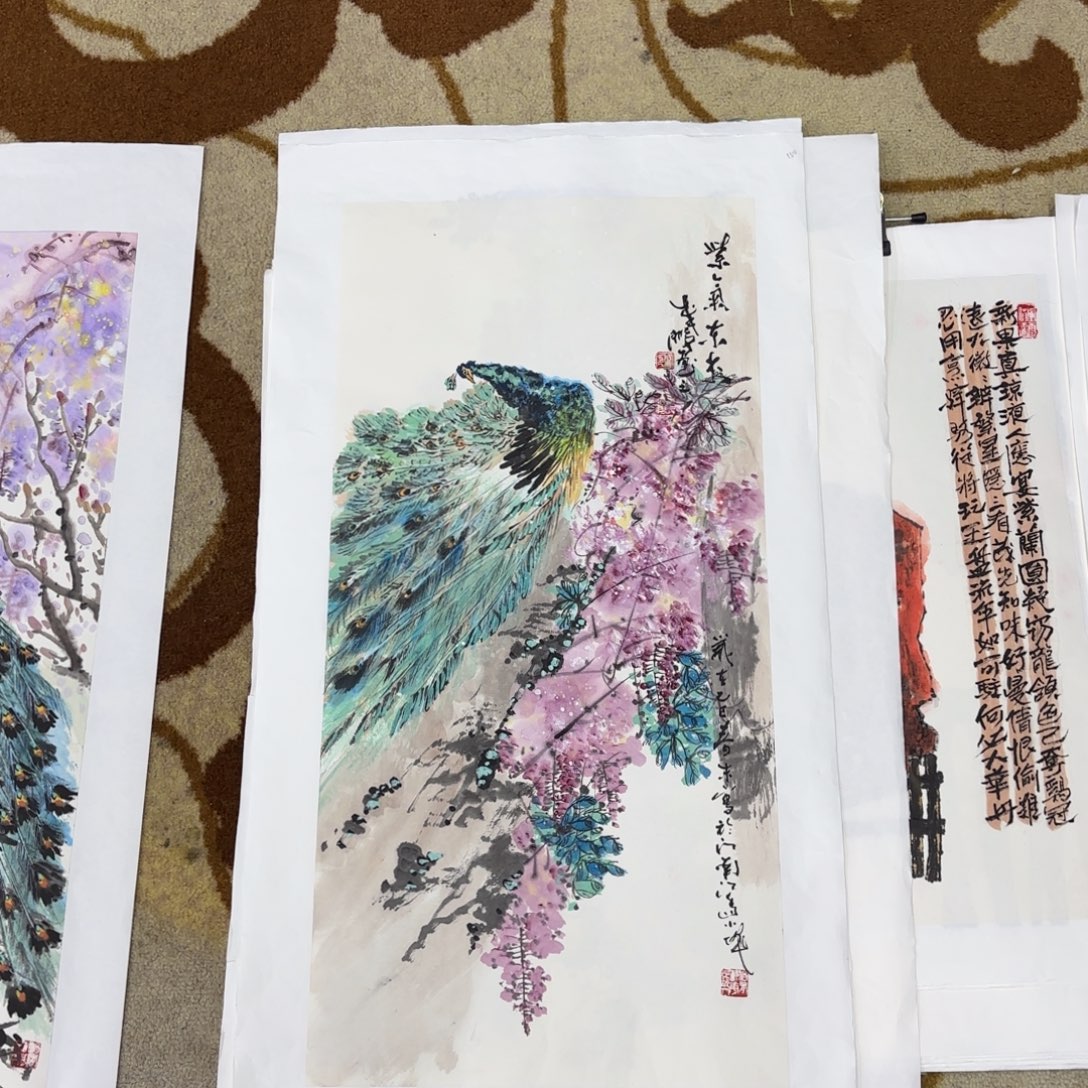 国画杜成鹏李欣欣欣