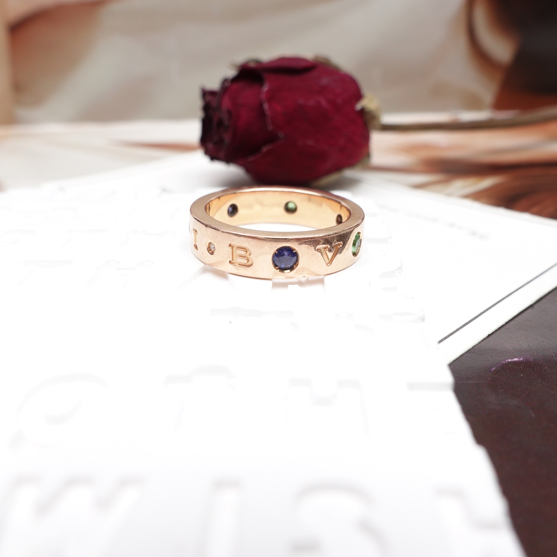 95新 BVLGARI/宝格丽 戒指/T10165436