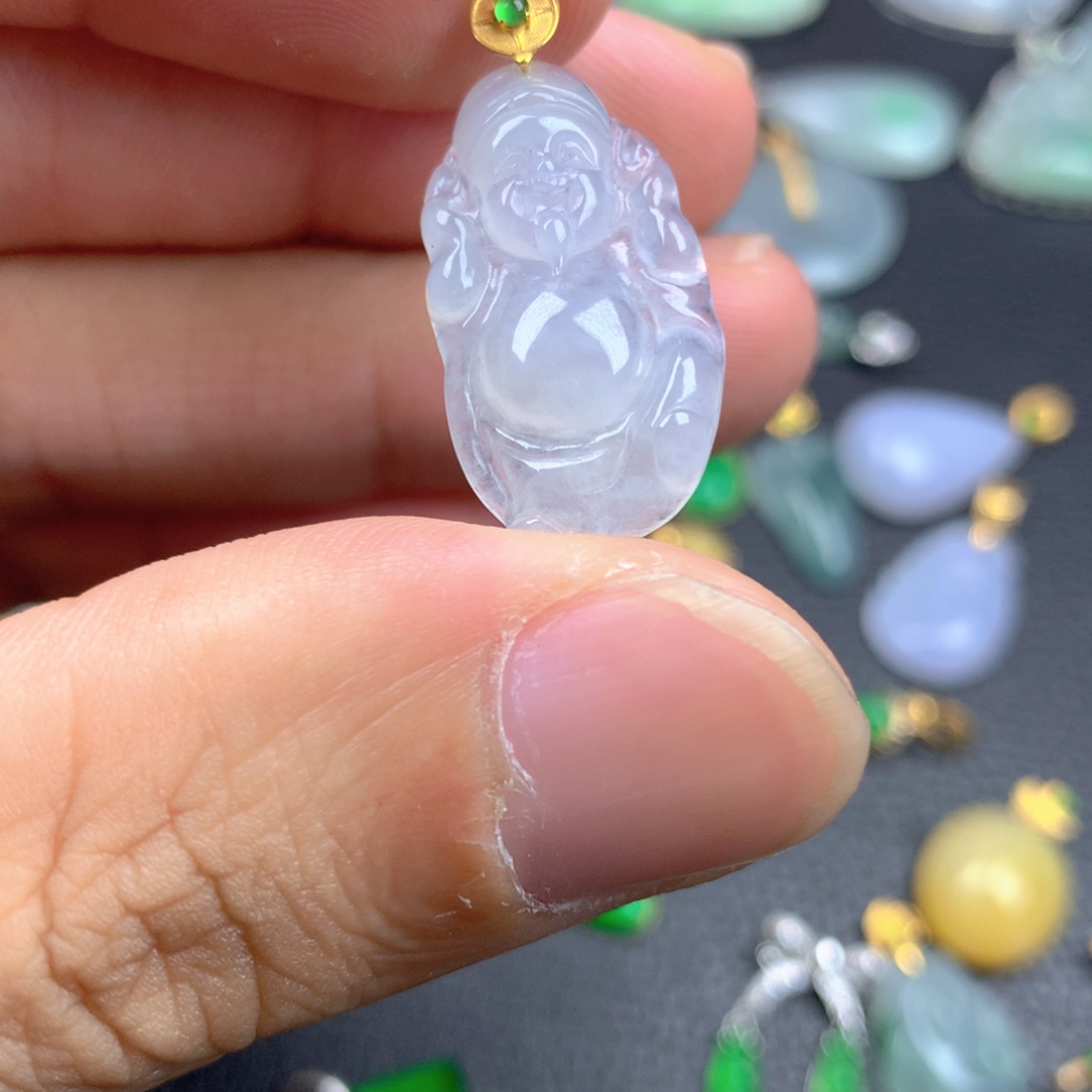 【闪购商品】翡翠18K金镶嵌颈饰翡翠