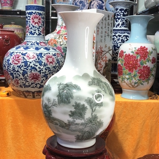 摆件景德镇陶瓷花瓶摆件
