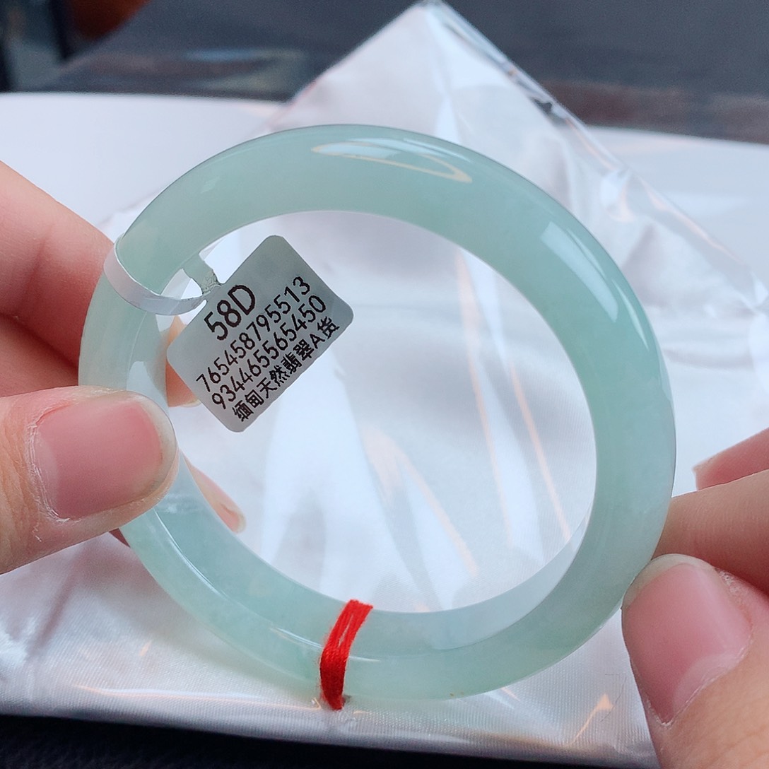 翡翠手镯未镶嵌天然缅甸翡翠A货手镯