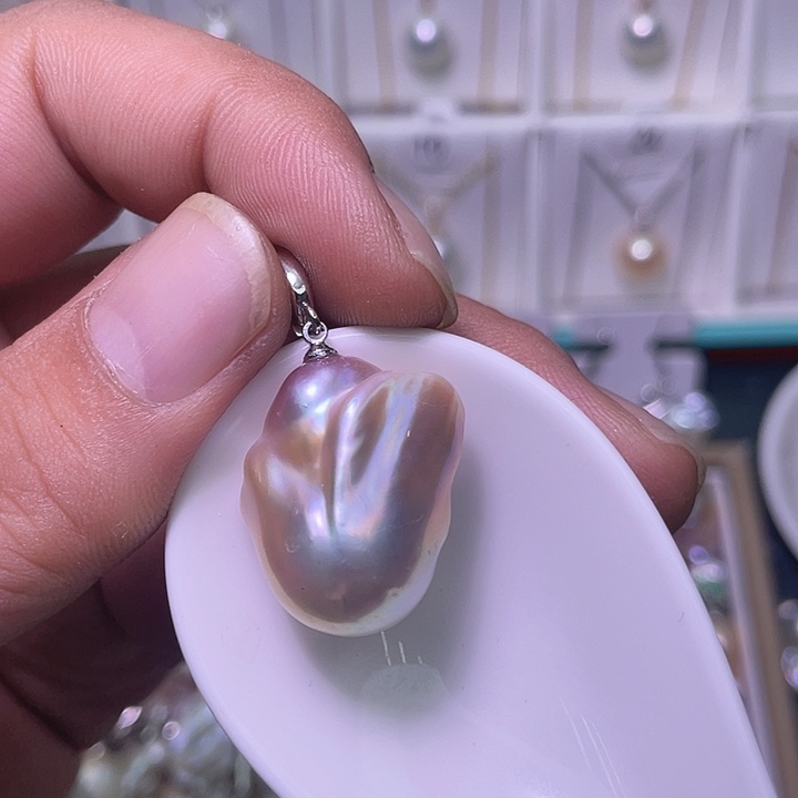 颈饰合金淡水珍珠10