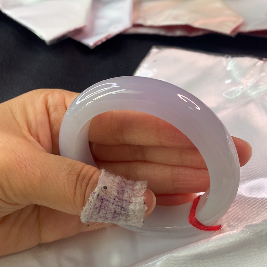 翡翠未镶嵌手镯翡翠手镯54.5