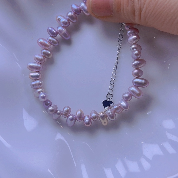 淡水珍珠手绳合金